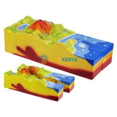 Model of volcano